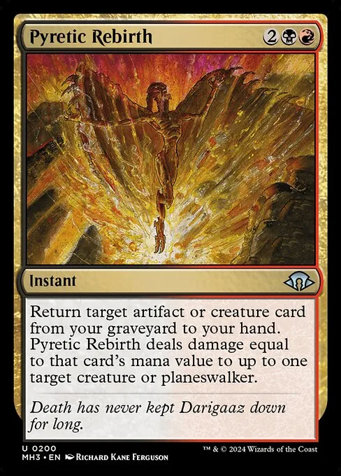 Pyretic Rebirth · Modern Horizons 3 200/528