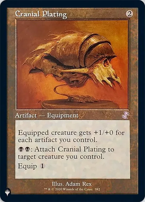 Cranial Plating · The List TSR-392/5050