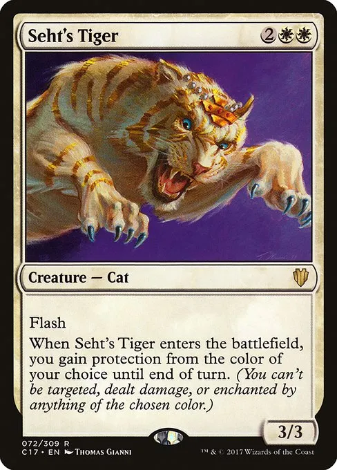 Seht's Tiger · Commander 2017 72/309