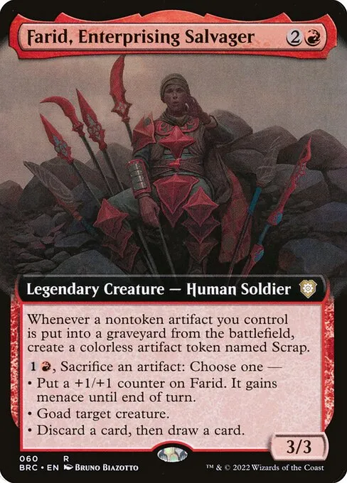 Farid, Enterprising Salvager · The Brothers' War Commander 60/209