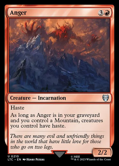 Anger · Tales of Middle-earth Commander 210/591