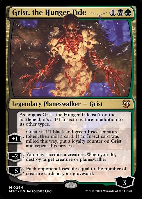 Grist, the Hunger Tide · Modern Horizons 3 Commander 264/398