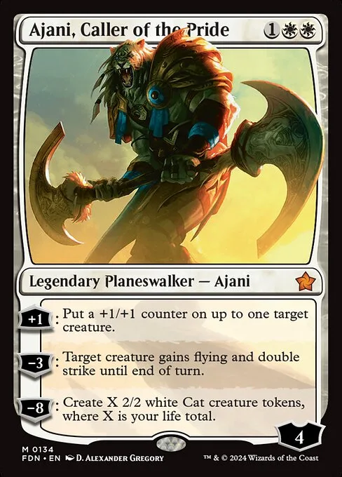 Ajani, Caller of the Pride · Foundations 134/771