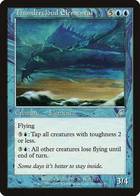 Thundercloud Elemental · Scourge 54/143