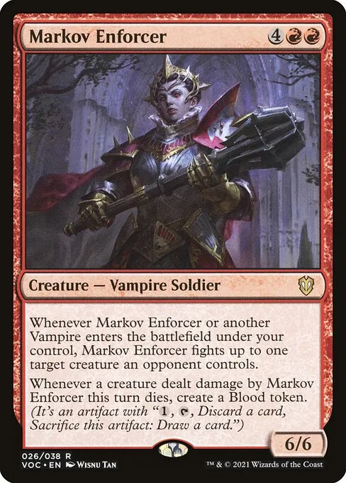 Markov Enforcer · Crimson Vow Commander 26/188