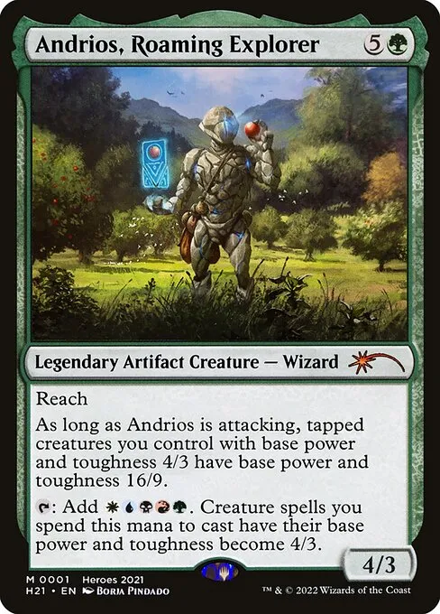 Andrios, Roaming Explorer · 2021 Heroes of the Realm 1/4