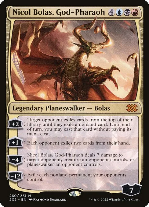 Nicol Bolas, God-Pharaoh · Double Masters 2022 260/579