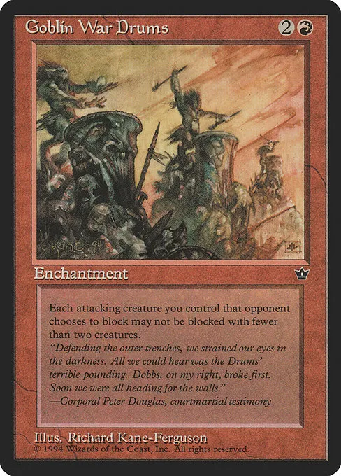 Goblin War Drums · Fallen Empires 58b/187