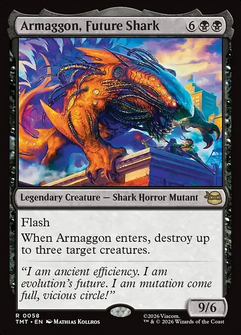 Armaggon, Future Shark · Teenage Mutant Ninja Turtles 58/320
