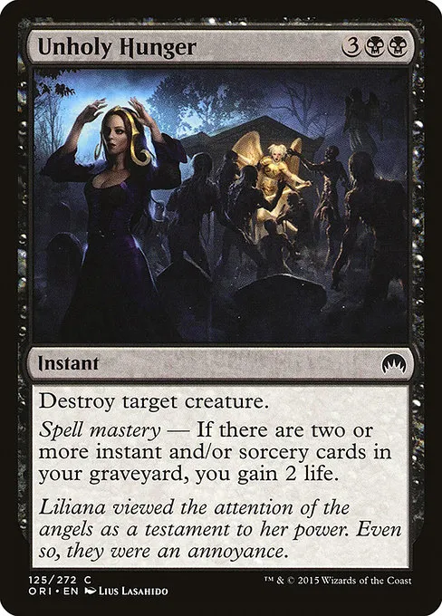 Unholy Hunger · Magic Origins 125/288