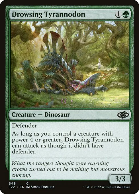 Drowsing Tyrannodon · Jumpstart 2022 648/835