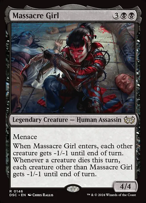 Massacre Girl · Duskmourn: House of Horror Commander 146/373