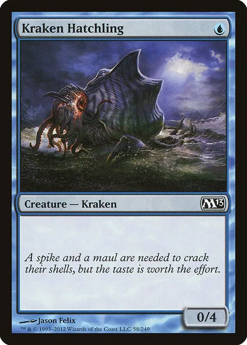 Kraken Hatchling · Magic 2013 58/249