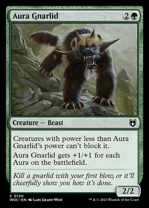 Aura Gnarlid · Wilds of Eldraine Commander 120/173