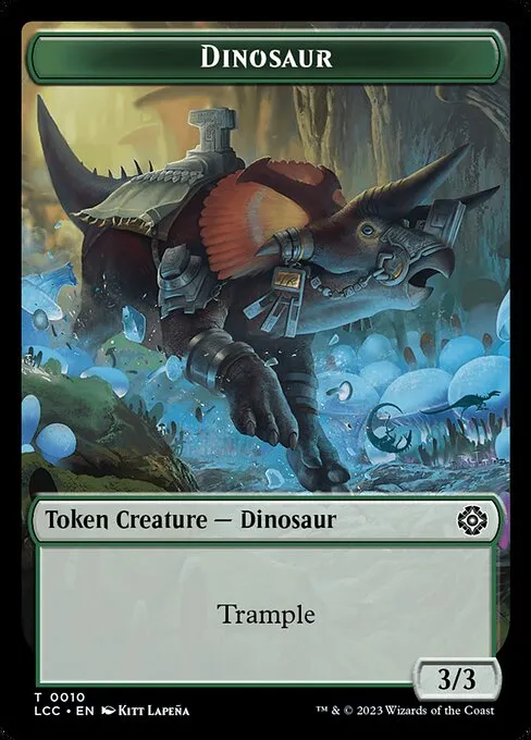 Dinosaur · The Lost Caverns of Ixalan Commander Tokens 10/18