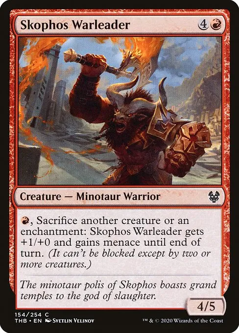 Skophos Warleader · Theros Beyond Death 154/358