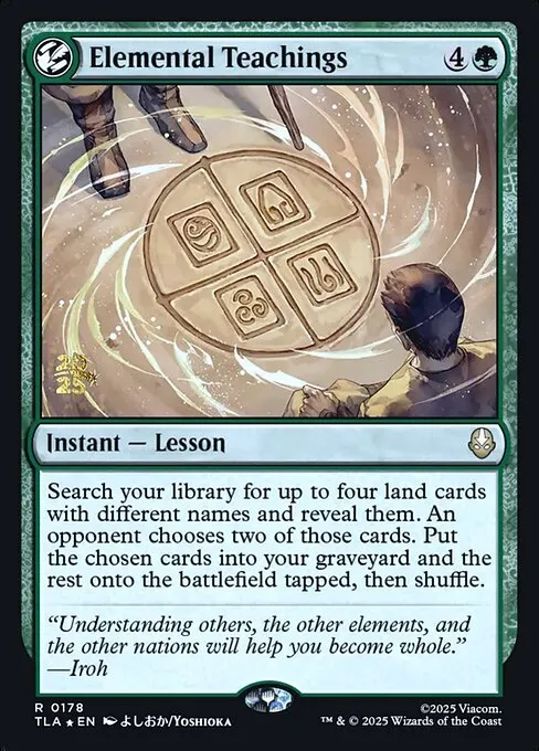 Elemental Teachings · Avatar: The Last Airbender Promos 178s/80