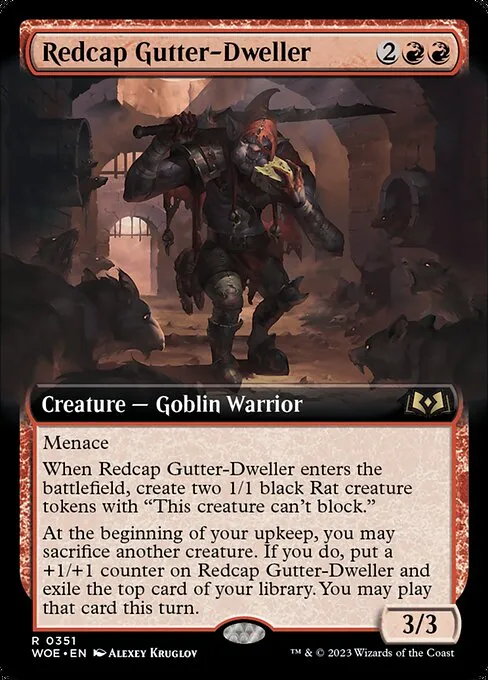 Redcap Gutter-Dweller · Wilds of Eldraine 351/381