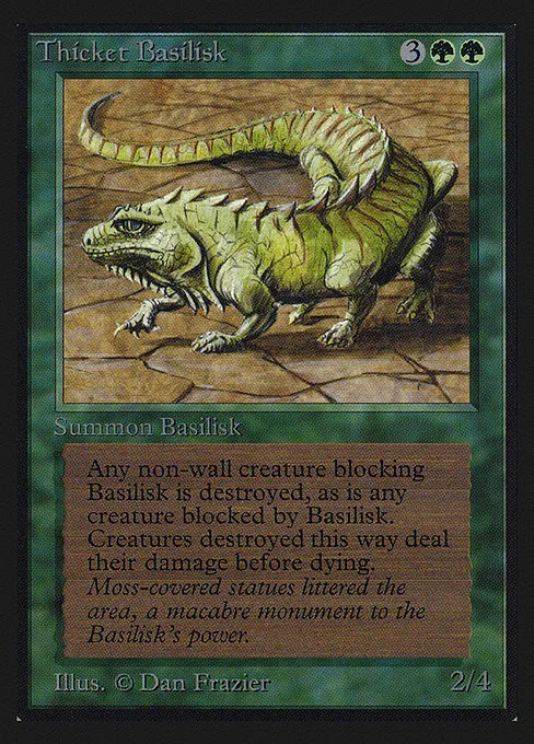 Thicket Basilisk · Intl. Collectors' Edition 219/302