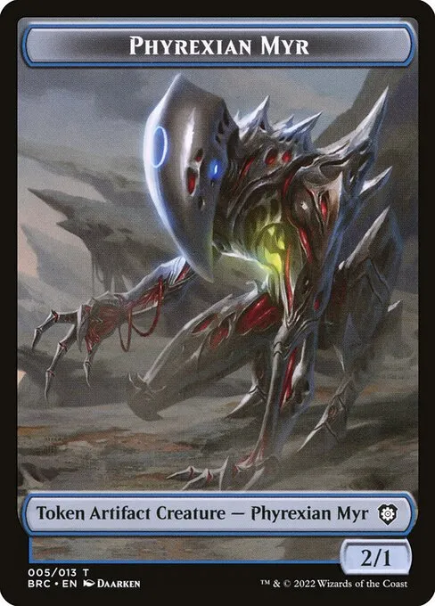 Phyrexian Myr · The Brothers' War Commander Tokens 5/14