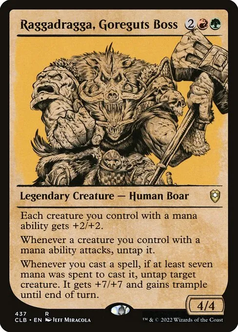 Raggadragga, Goreguts Boss · Commander Legends: Battle for Baldur's Gate 437/936