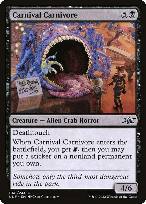Carnival Carnivore · Unfinity 68/639