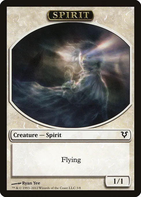 Spirit · Avacyn Restored Tokens 3/8