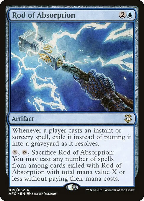 Rod of Absorption · Forgotten Realms Commander 19/331