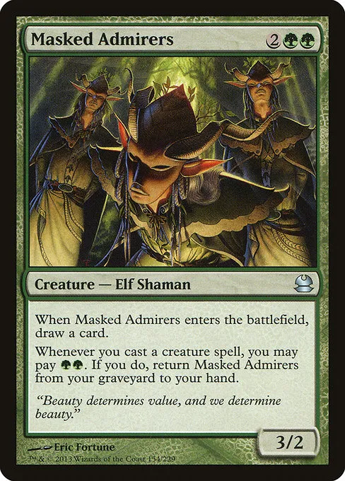 Masked Admirers · Modern Masters 154/229