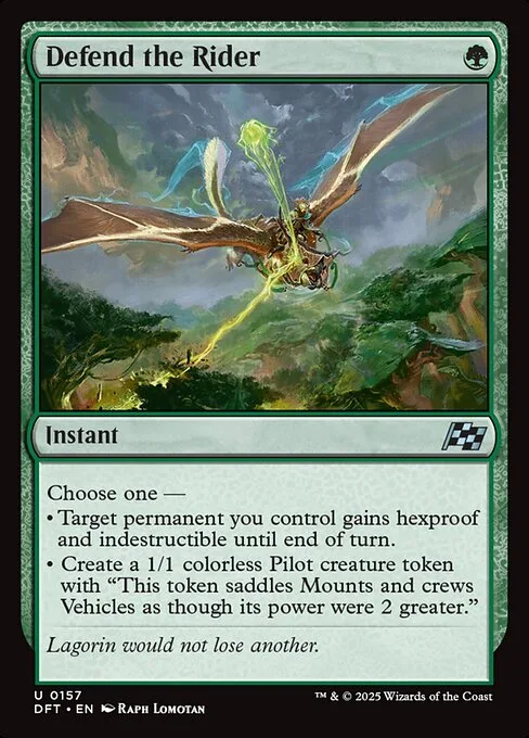 Defend the Rider · Aetherdrift 157/553