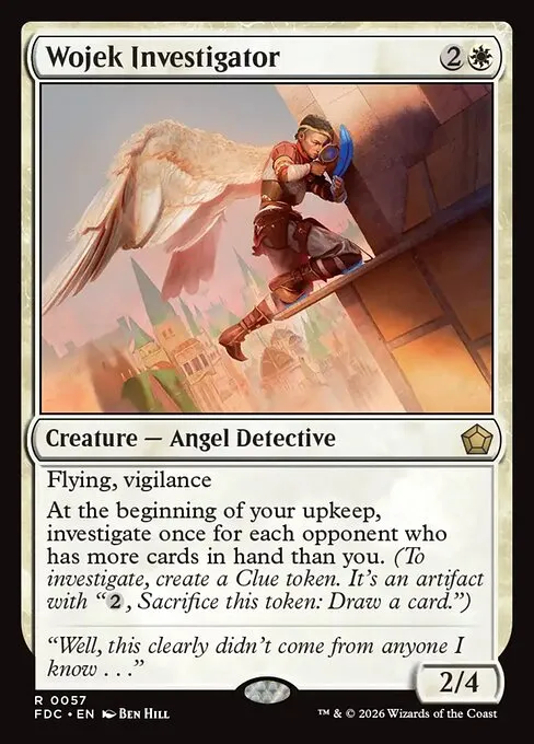 Wojek Investigator · Foundations Commander 57/3