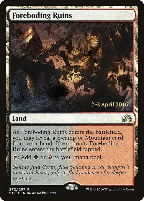Foreboding Ruins · Shadows over Innistrad Promos 272s/90