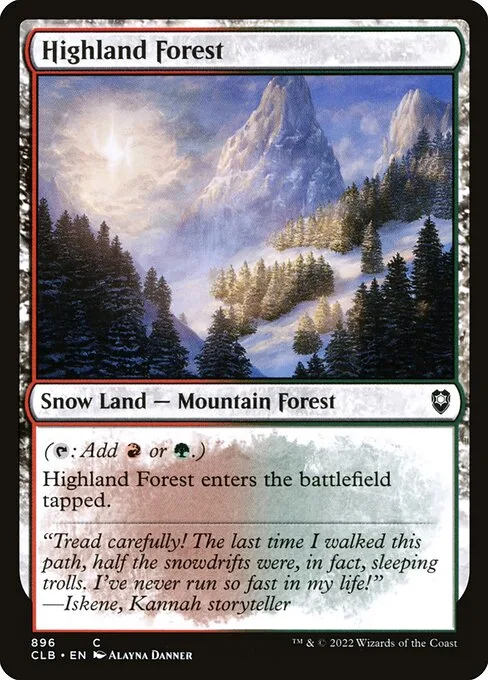 Highland Forest · Commander Legends: Battle for Baldur's Gate 896/936