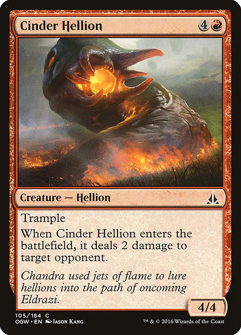 Cinder Hellion · Oath of the Gatewatch 105/187