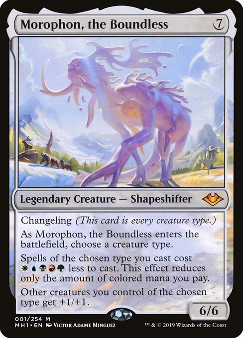 Morophon, the Boundless · Modern Horizons Promos 1p/2