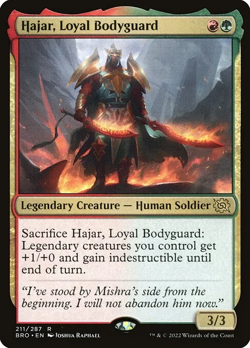 Hajar, Loyal Bodyguard · The Brothers' War 211/399