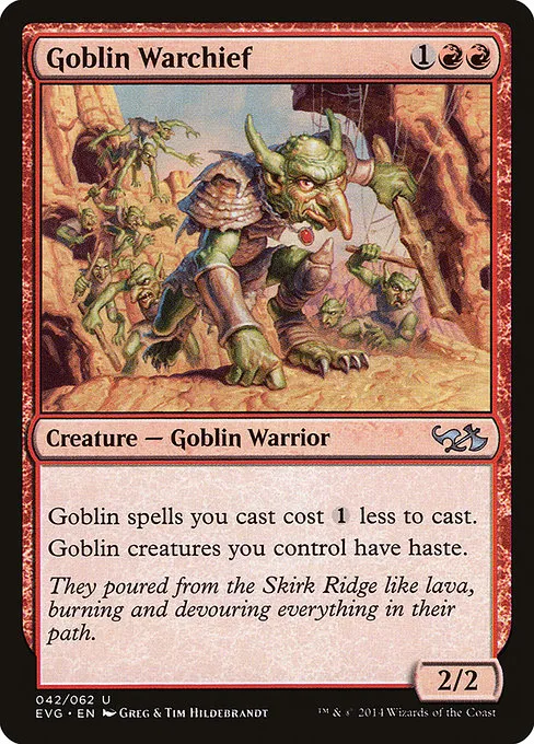 Goblin Warchief · Duel Decks Anthology: Elves vs. Goblins 42/62