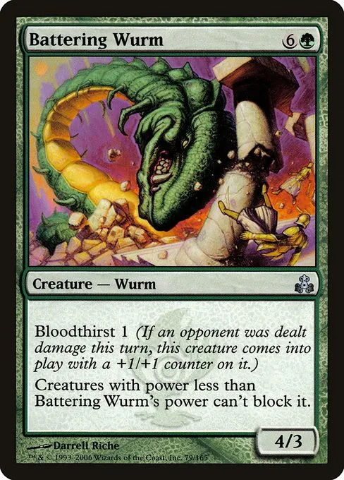 Battering Wurm · Guildpact 79/167