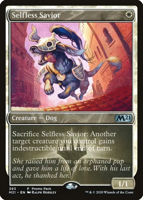 Selfless Savior · Core Set 2021 393/397