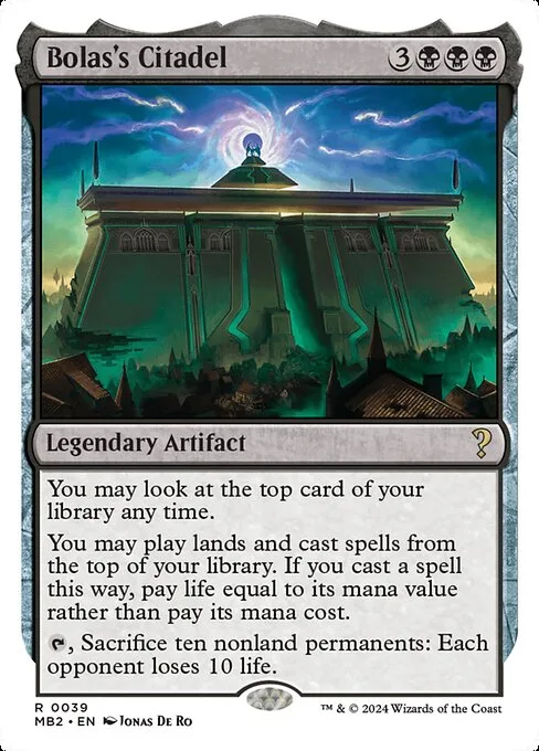 Bolas's Citadel · Mystery Booster 2 39/385