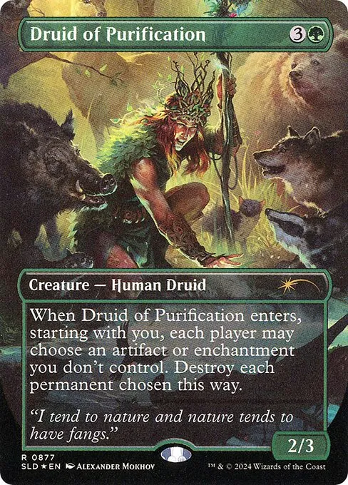 Druid of Purification · Secret Lair Drop 877/2547