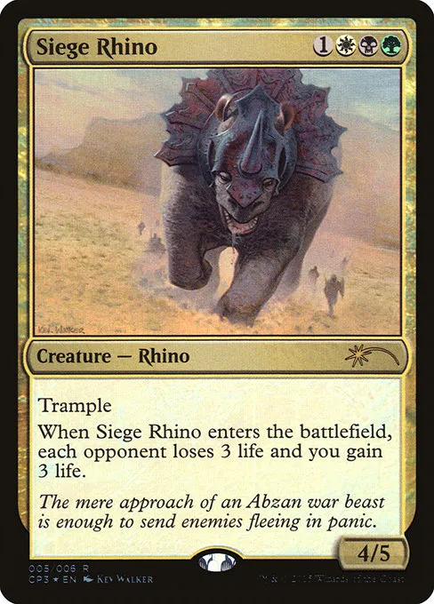 Siege Rhino · Magic Origins Clash Pack 5/6