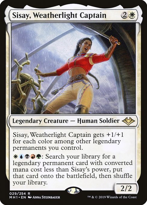 Sisay, Weatherlight Captain · Modern Horizons 29/255