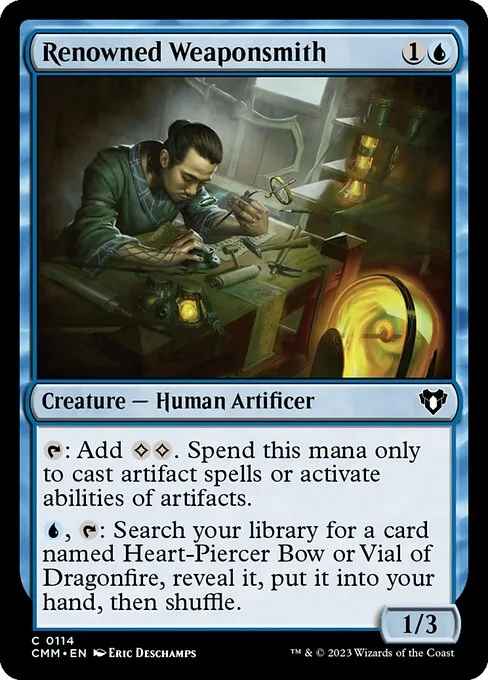 Renowned Weaponsmith · Commander Masters 114/1067