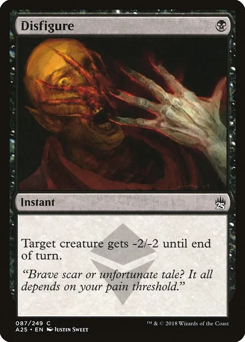 Disfigure · Masters 25 87/249