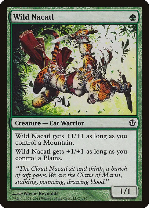 Wild Nacatl · Duel Decks: Ajani vs. Nicol Bolas 4/80