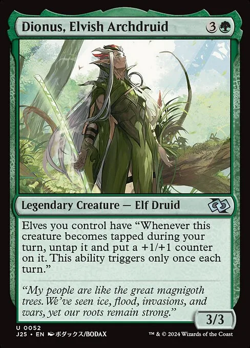 Dionus, Elvish Archdruid · Foundations Jumpstart 52/779