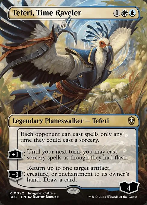Teferi, Time Raveler · Bloomburrow Commander 92/356