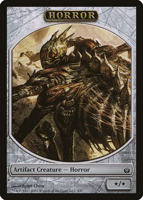 Horror · Mirrodin Besieged Tokens 4/6