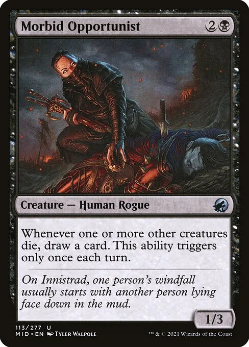 Morbid Opportunist · Innistrad: Midnight Hunt 113/399